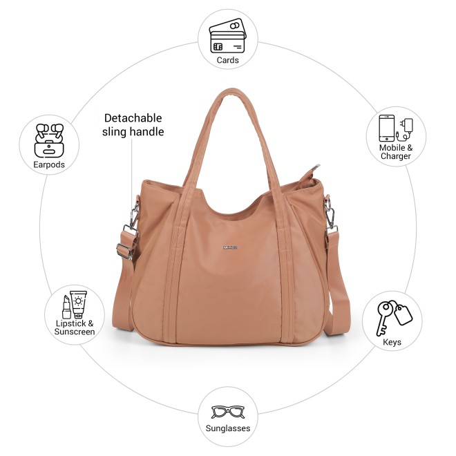 Mochi Women Orange Satchel Bag (SKU: 66-1301-25-10)
