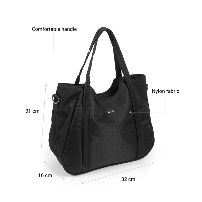 Mochi Women Black Satchel Bag (SKU: 66-1301-11-10)