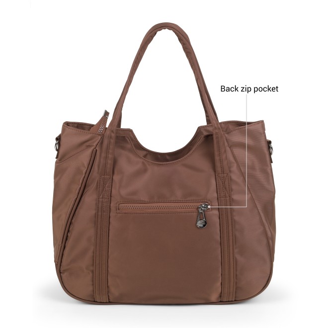 Mochi Women Brown Satchel Bag (SKU: 66-1301-12-10)