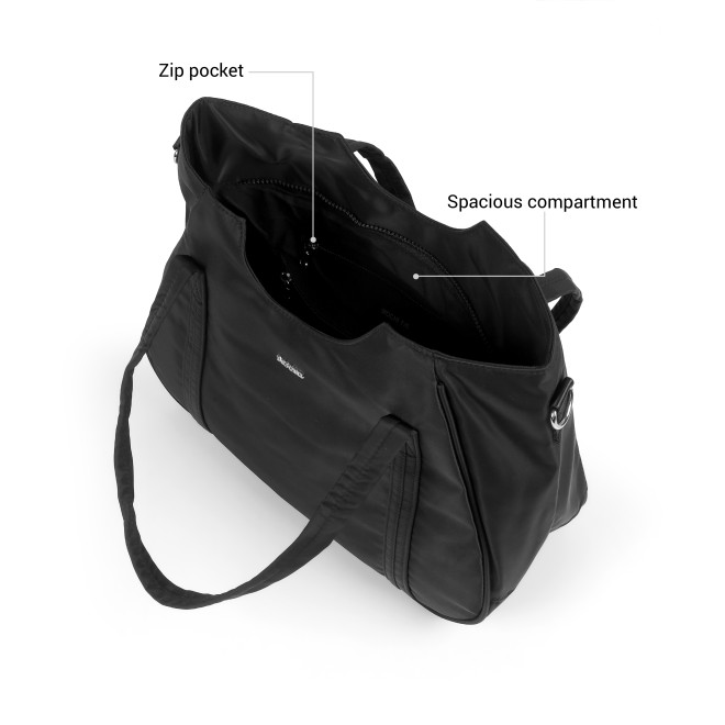 Mochi Women Black Satchel Bag (SKU: 66-1301-11-10)