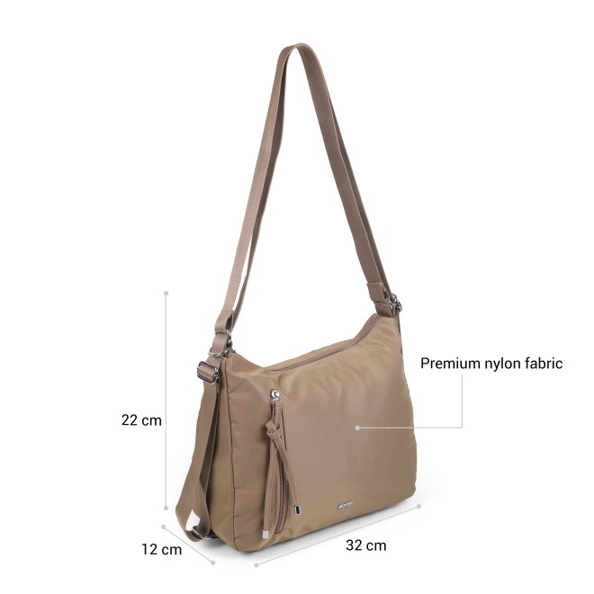 Mochi Women Khaki Sling Bag (SKU: 66-1302-62-10)