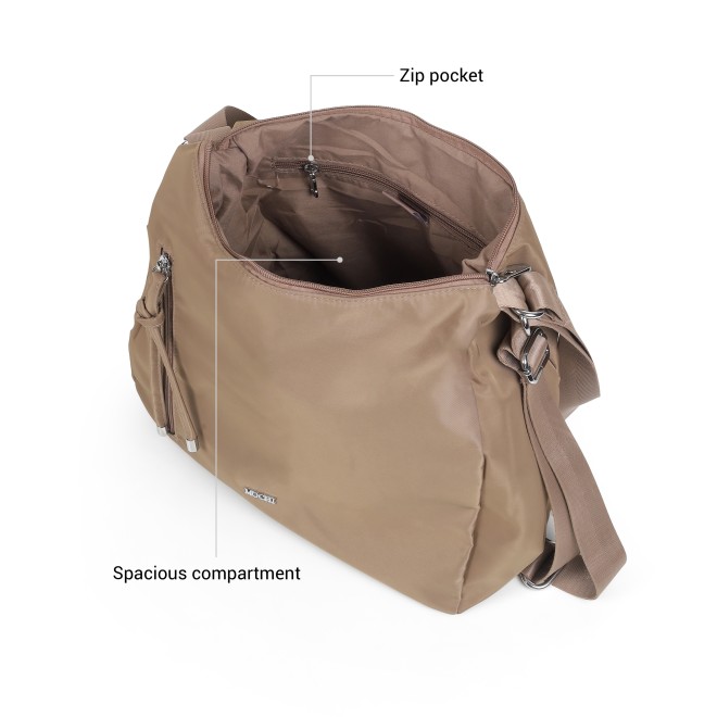 Mochi Women Khaki Sling Bag (SKU: 66-1302-62-10)