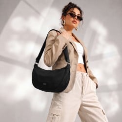 Mochi Women Black Sling Bag