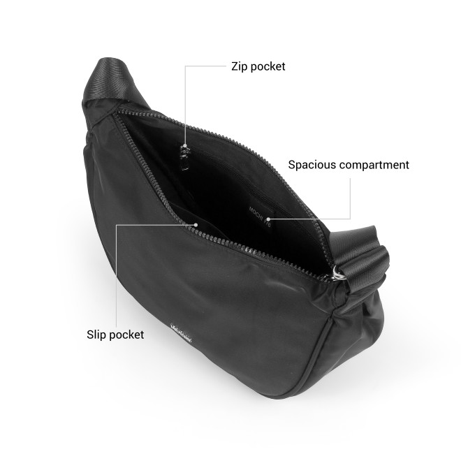 Mochi Women Black Sling Bag (SKU: 66-1303-11-10)