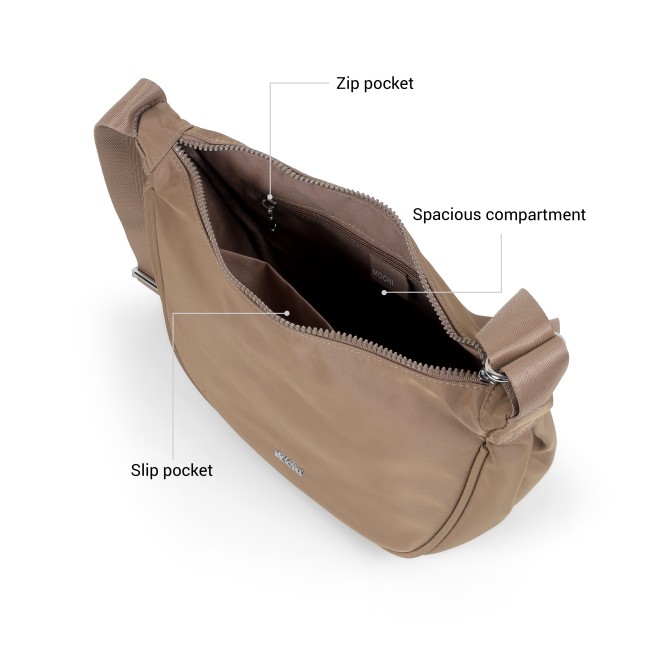 Mochi Women Khaki Sling Bag (SKU: 66-1303-62-10)