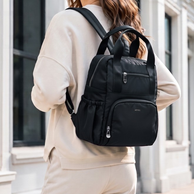 Mochi Women Black Backpack (SKU: 66-1308-11-10)