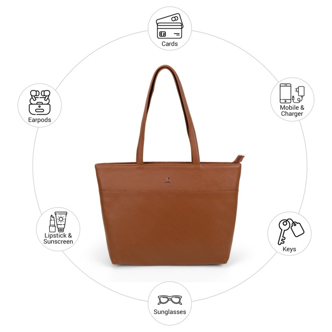 Mochi Women Tan Tote Bag (SKU: 66-1329-23-10)