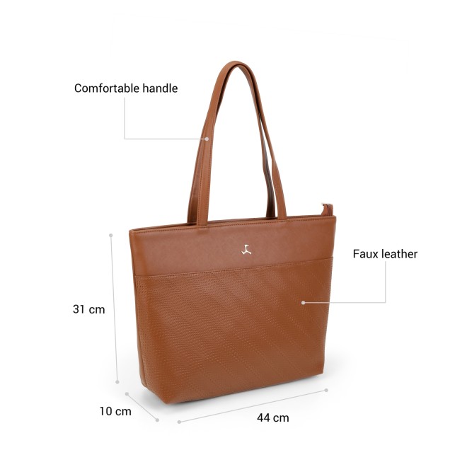 Mochi Women Tan Tote Bag (SKU: 66-1329-23-10)