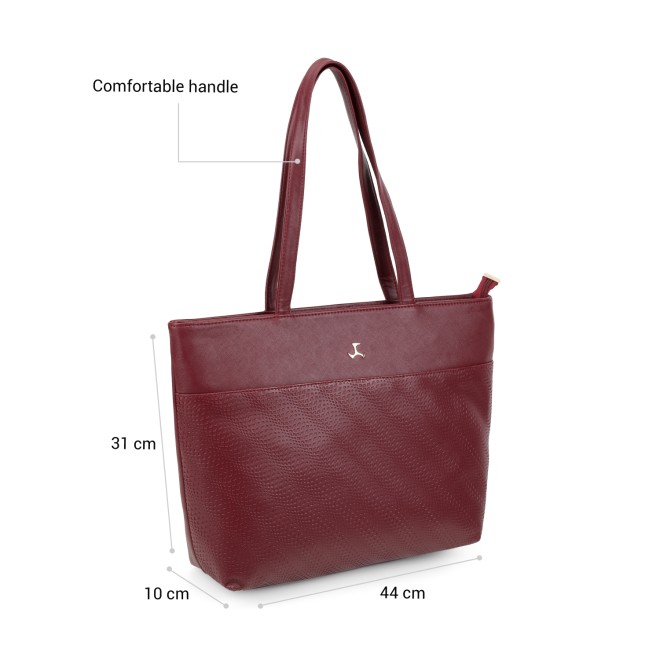 Mochi Women Maroon Tote Bag (SKU: 66-1329-44-10)