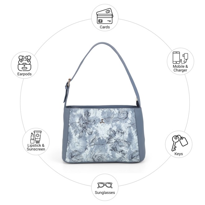 Mochi Women Blue Shoulder Bag (SKU: 66-1336-45-10)