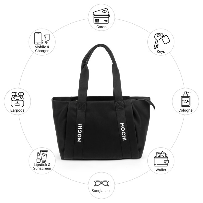 Mochi Women Black Shoulder Bag (SKU: 66-1387-11-10)