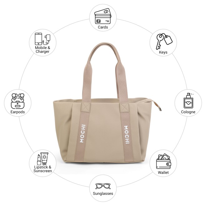 Mochi Women Beige Shoulder Bag (SKU: 66-1387-20-10)