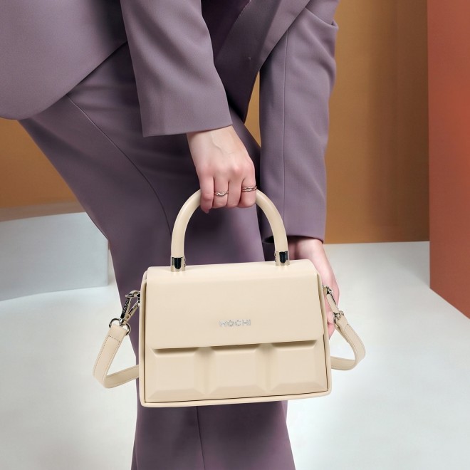 Mochi Women Off-white Satchel Bag (SKU: 66-1441-66-10)
