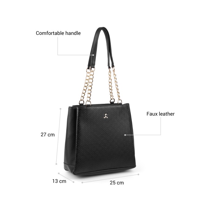 Mochi Women Black Shoulder Bag (SKU: 66-1460-11-10)