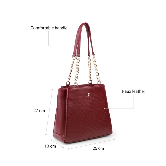 Mochi Women Maroon Shoulder Bag (SKU: 66-1460-44-10)