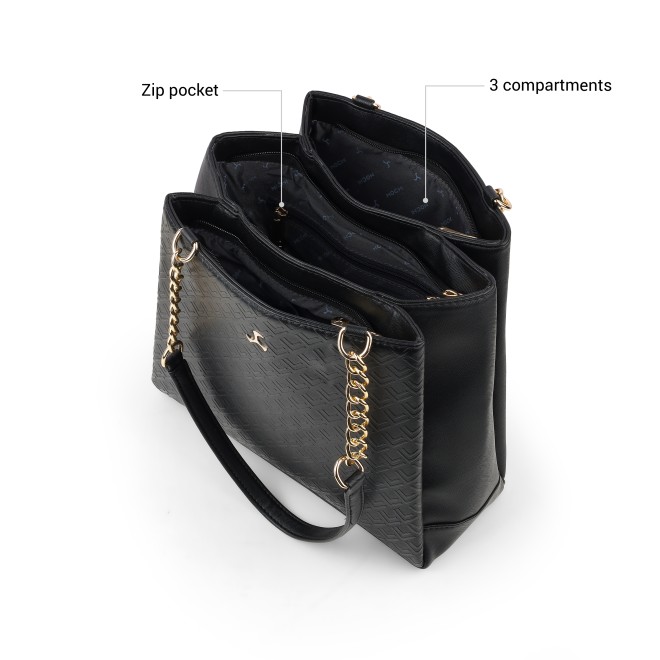 Mochi Women Black Shoulder Bag (SKU: 66-1460-11-10)