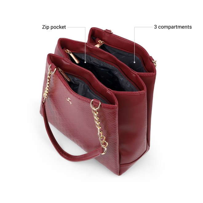 Mochi Women Maroon Shoulder Bag (SKU: 66-1460-44-10)