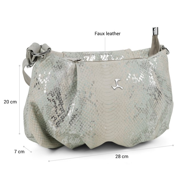 Mochi Women Grey Sling Bag (SKU: 66-1491-14-10)