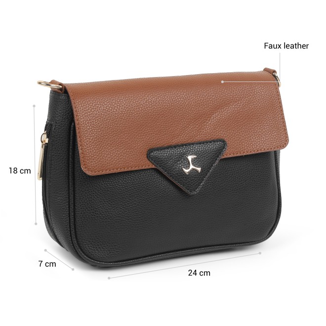 Mochi Women Black Sling Bag (SKU: 66-1547-11-10)