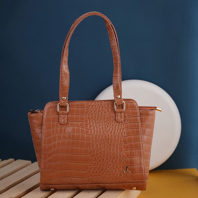 Mochi Women Tan Shoulder Bag