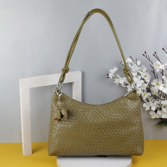 Mochi Women Green Shoulder Bag
