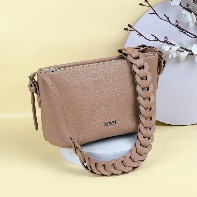Mochi Women Khaki Shoulder Bag