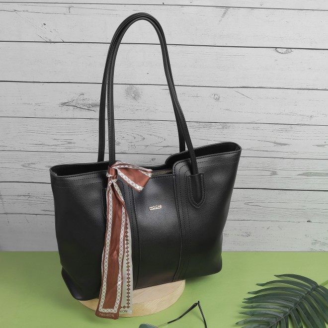 Women Black Tote Bag