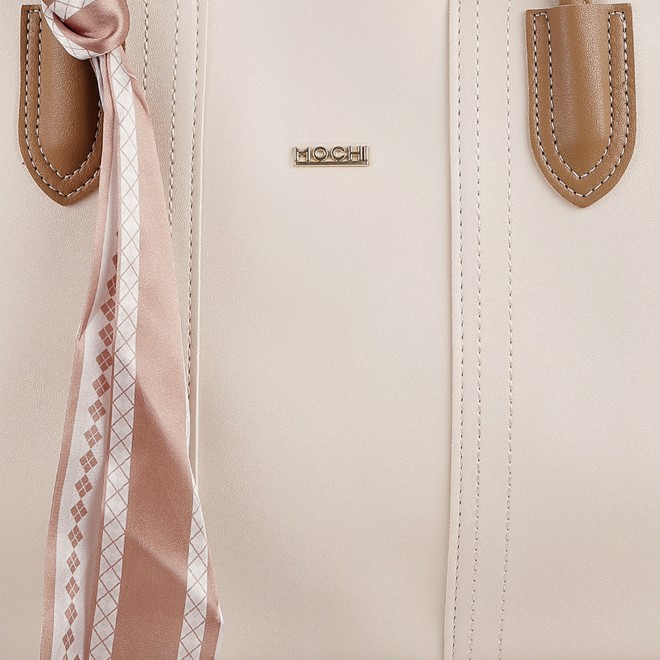 Mochi Women White Tote Bag (SKU: 66-208-16-10)