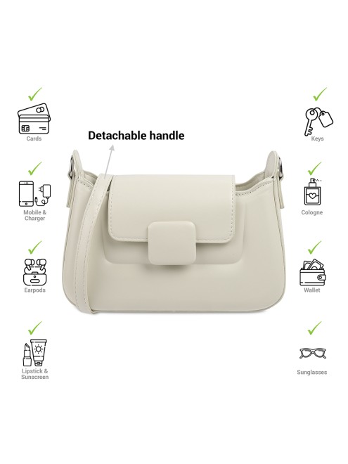 Mochi Women Beige Sling Bag (SKU: 66-214-20-10)