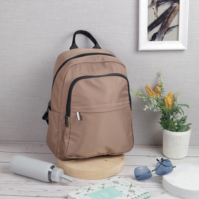 Mochi Women Beige Backpack