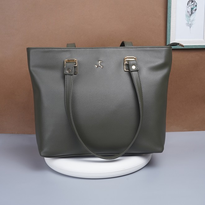 Mochi Women Olive Tote Bag