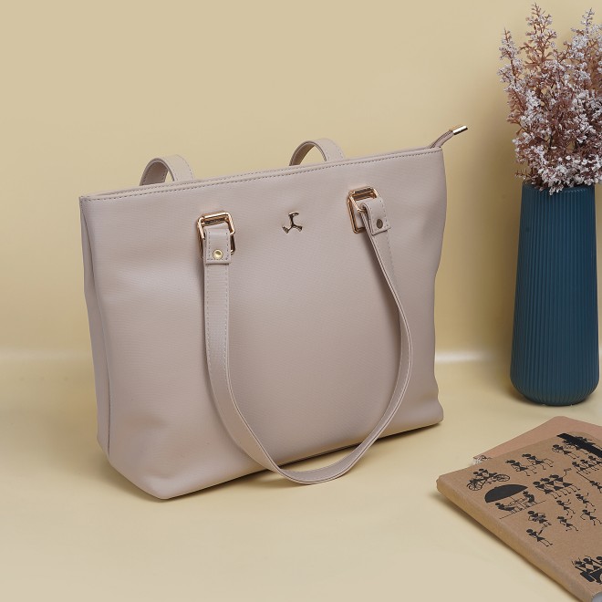 Mochi Women Off-white Tote Bag