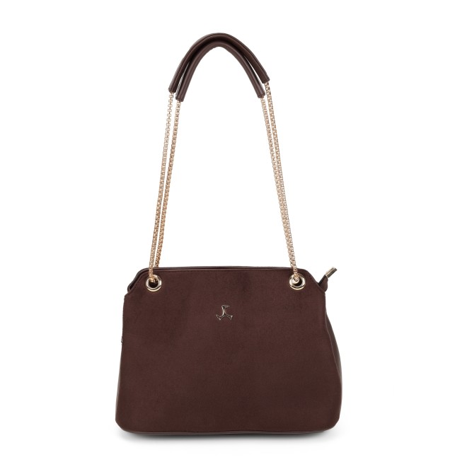 Mochi Women Brown-suede Shoulder Bag (SKU: 66-282-35-10) Mochi Women Brown-suede Shoulder Bag (SKU: 66-282-35-10)