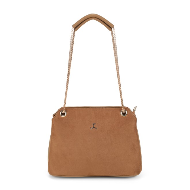 Mochi Women Tan-suede Shoulder Bag (SKU: 66-282-38-10)