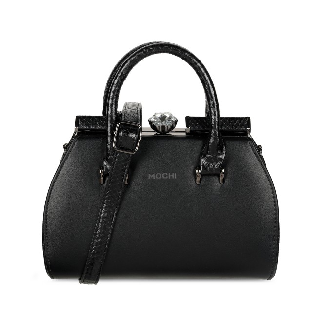 Mochi Women Black Hand Bags Satchel Bags (SKU: 66-334-11-10)