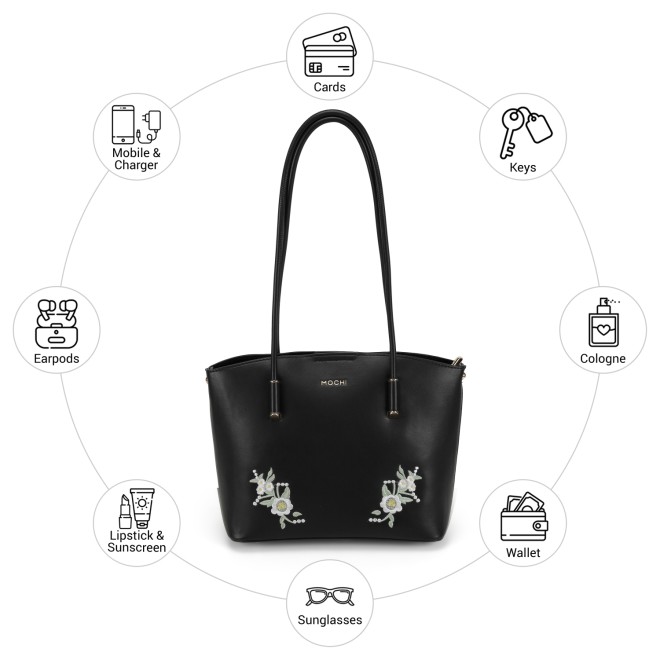 Mochi Women Black Shoulder Bag (SKU: 66-338-11-10)