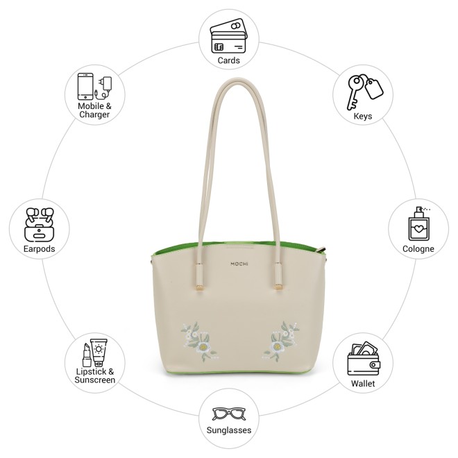 Mochi Women Beige Shoulder Bag (SKU: 66-338-20-10)