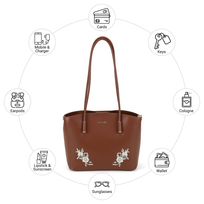 Mochi Women Tan Shoulder Bag (SKU: 66-338-23-10)
