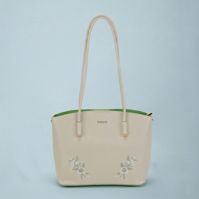Women Beige Shoulder Bag