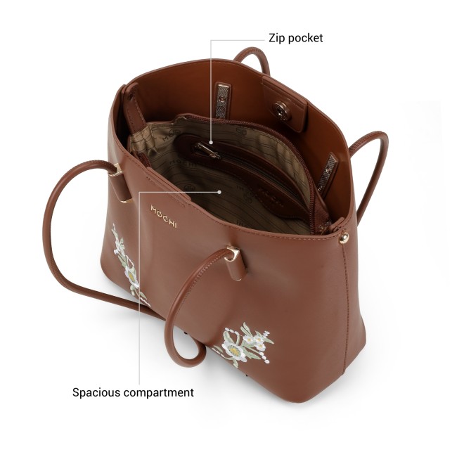 Mochi Women Tan Shoulder Bag (SKU: 66-338-23-10)