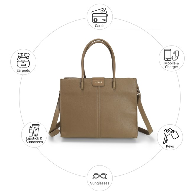 Mochi Women Beige-red Satchel Bag (SKU: 66-344-89-10) Mochi Women Beige-red Satchel Bag (SKU: 66-344-89-10)