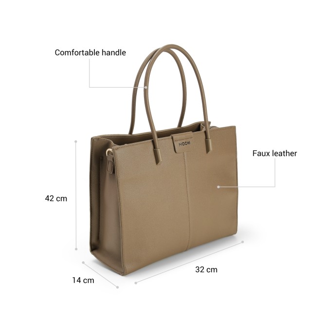 Mochi Women Beige-red Satchel Bag (SKU: 66-344-89-10) Mochi Women Beige-red Satchel Bag (SKU: 66-344-89-10)