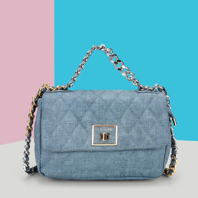 Mochi Women Blue Evening Bag
