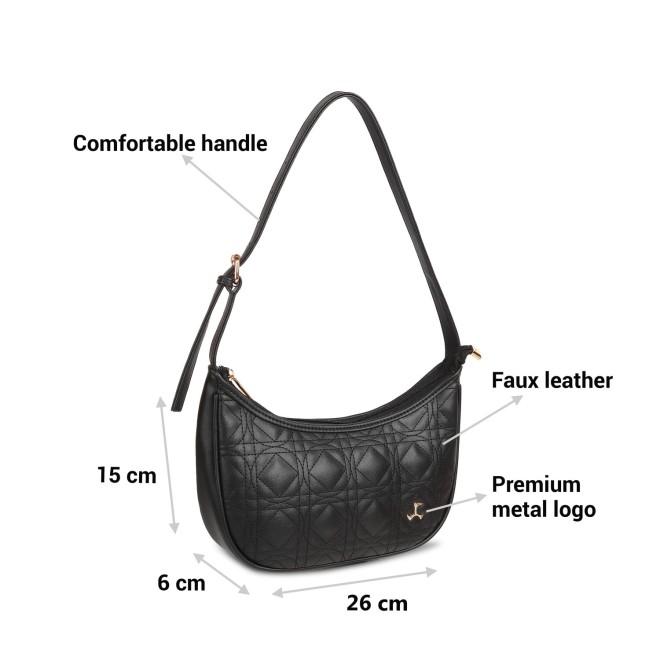 Mochi Women Black Casual Shoulder Bag (SKU: 66-361-11-10)