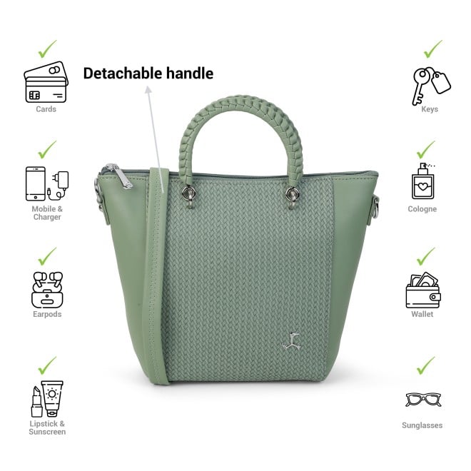 Mochi Women Green Casual Sling Bag (SKU: 66-412-21-10)