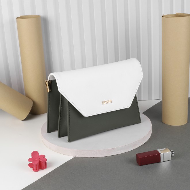 Mochi Women Green Casual Sling Bag
