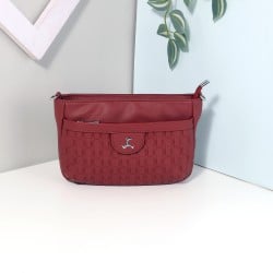 Mochi Women Maroon Casual Sling Bag