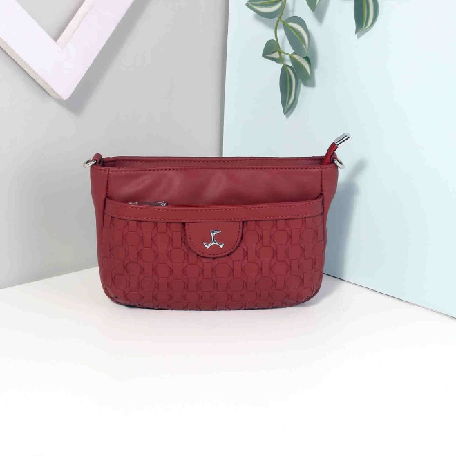 Mochi Women Maroon Casual Sling Bag