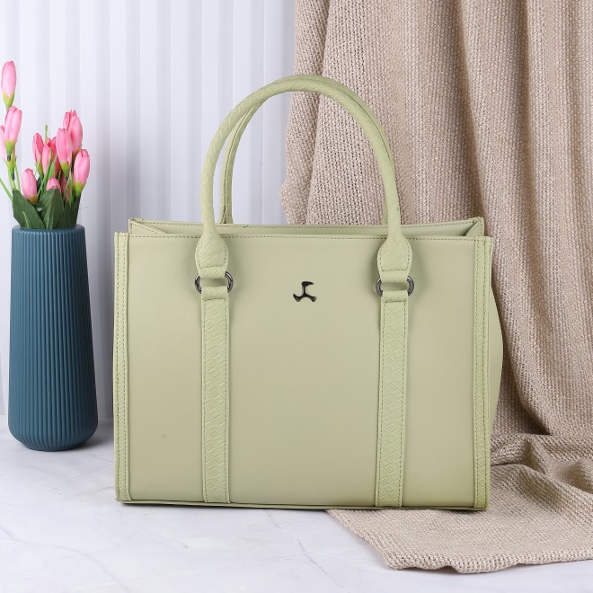Mochi Women Light-Green Hand Bags Satchel Bags