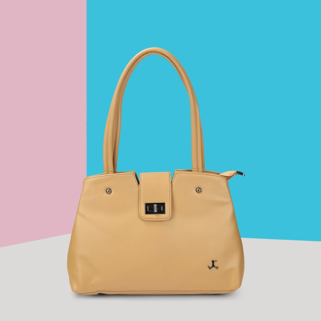 Women Beige Shoulder Bag